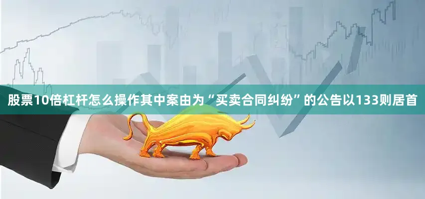 股票10倍杠杆怎么操作其中案由为“买卖合同纠纷”的公告以133则居首