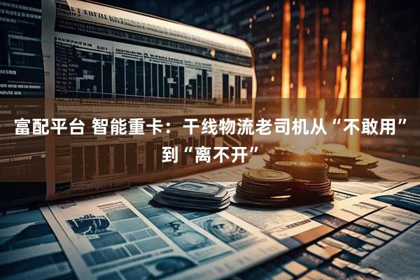 富配平台 智能重卡：干线物流老司机从“不敢用”到“离不开”
