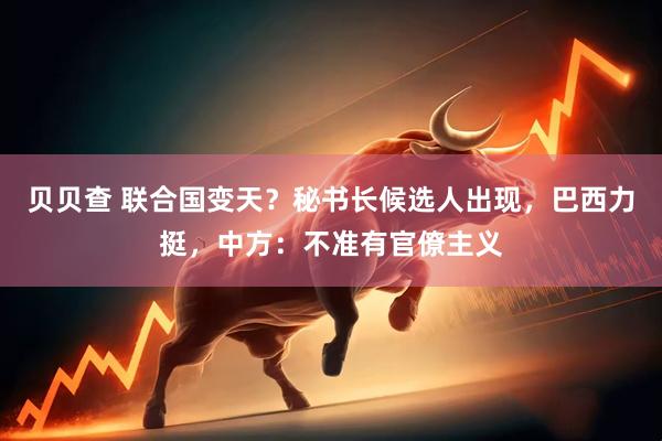 贝贝查 联合国变天？秘书长候选人出现，巴西力挺，中方：不准有官僚主义