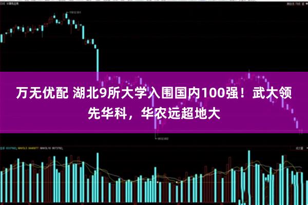 万无优配 湖北9所大学入围国内100强！武大领先华科，华农远超地大